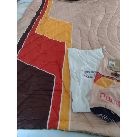 Rumpl Other - Rumpl The Original Puffy Blanket 1 Person 52x75 R100 Brown Tan Cut Run Jogger